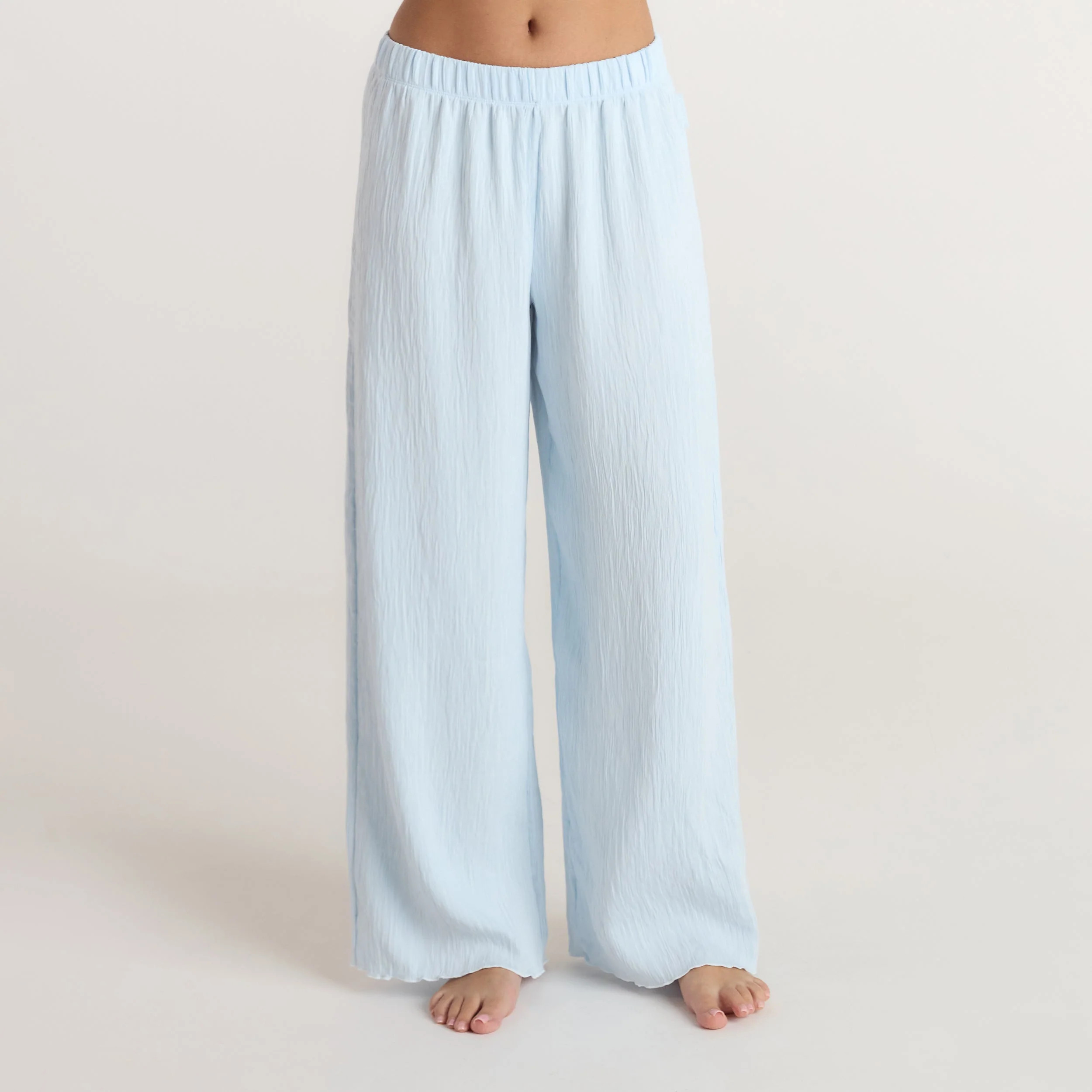Crinkle Pajama Pants - Blue | Lounge (US)