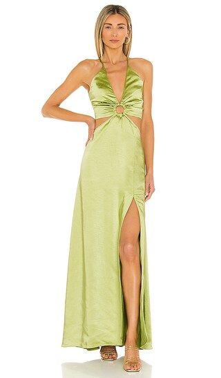 Aniston Dress in Chartreuse | Revolve Clothing (Global)