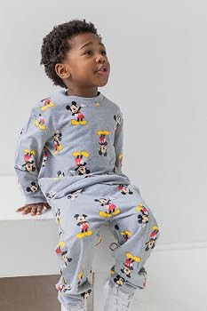 Disney Mickey Mouse Baby T-Shirt and Fleece Pants Infant to Little Kid | Amazon (US)
