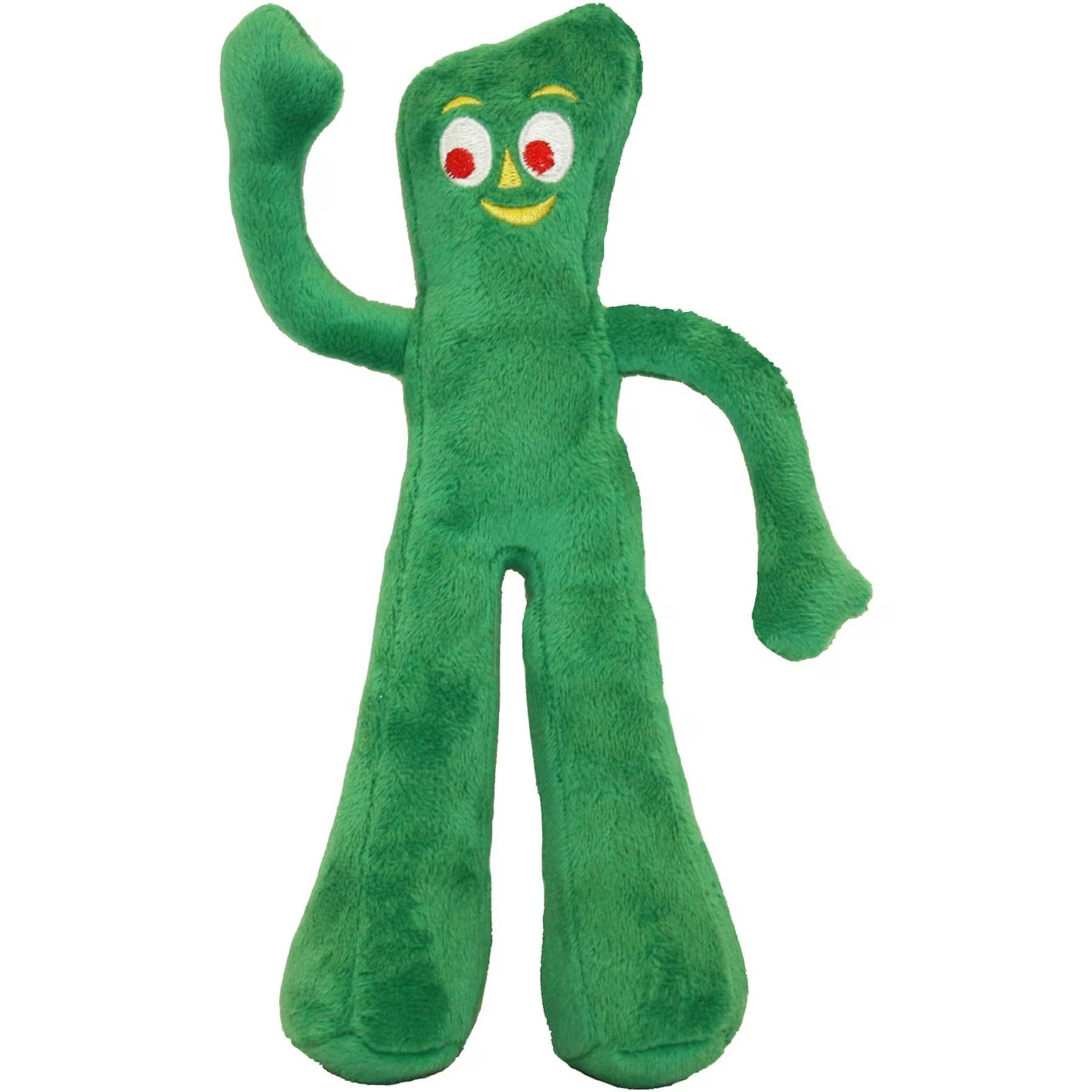 Multipet Gumby Squeaky Plush Dog Toy, Green, 24-in | Chewy