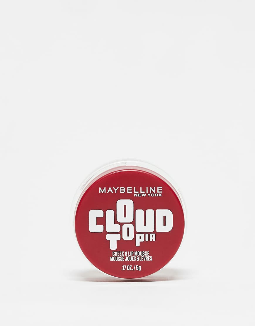 Maybelline Cloudtopia Blush Cheek & Lip Mousse- 2 Ethereal Rouge-Red | ASOS (Global)