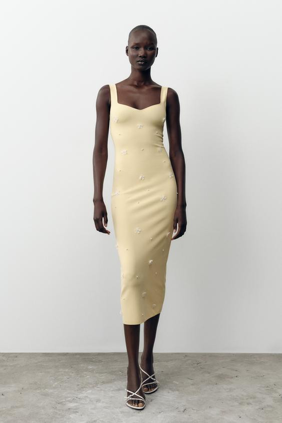 FLORAL STRETCH DRESS | Zara US