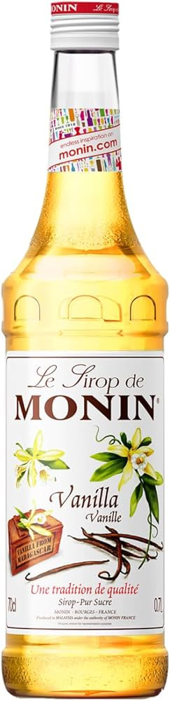 MONIN Premium Vanilla Syrup 700ml for Coffee and Cocktails. Vegan-Friendly, Allergen-Free, 100% N... | Amazon (UK)