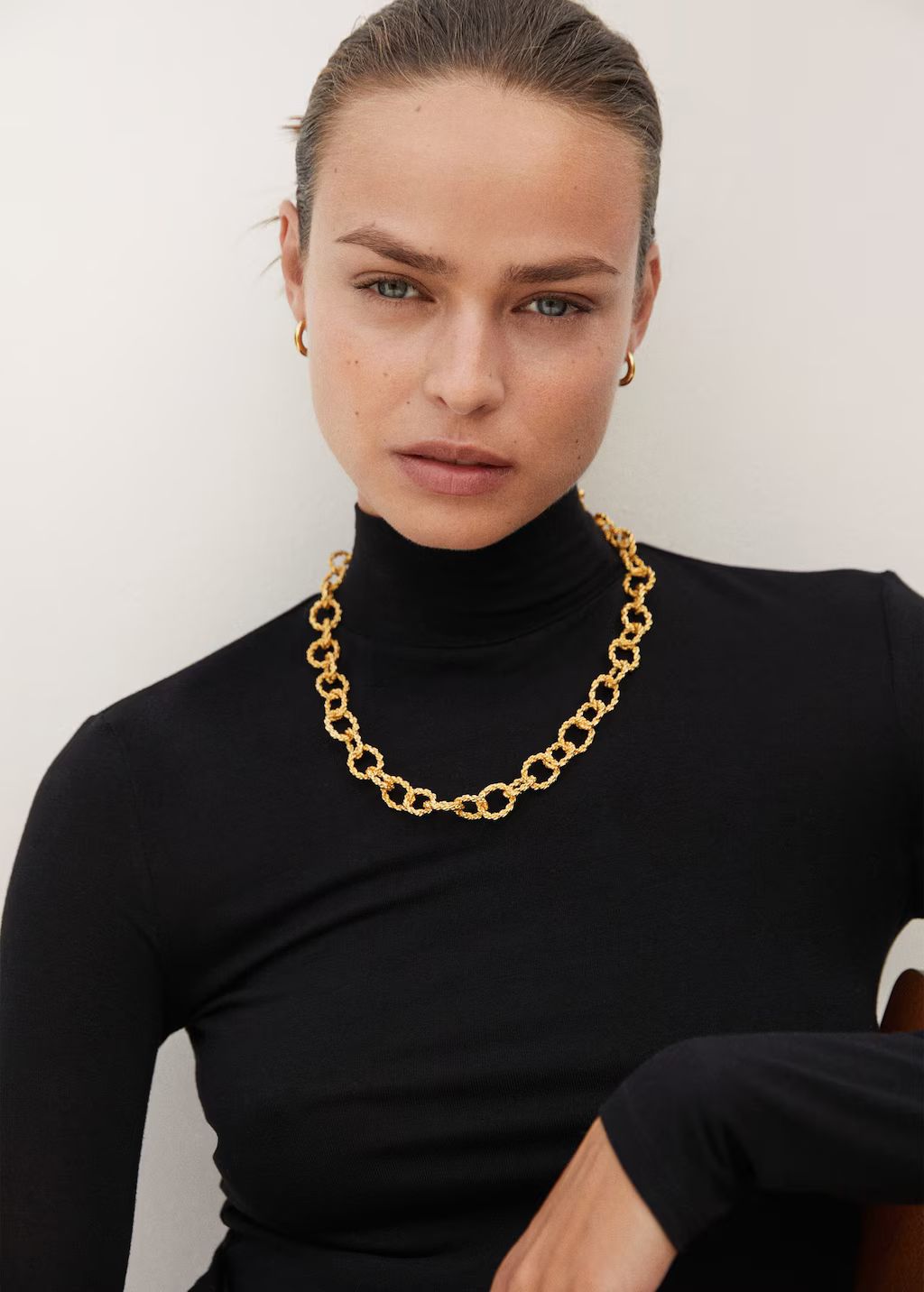 Link chain necklace | MANGO (US)
