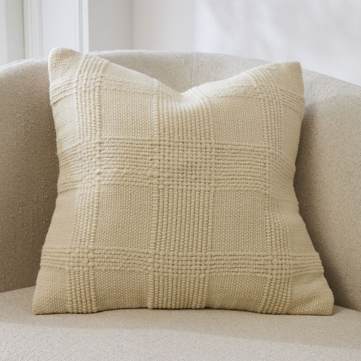 Cozy Grid Pillow Cover | West Elm (US)