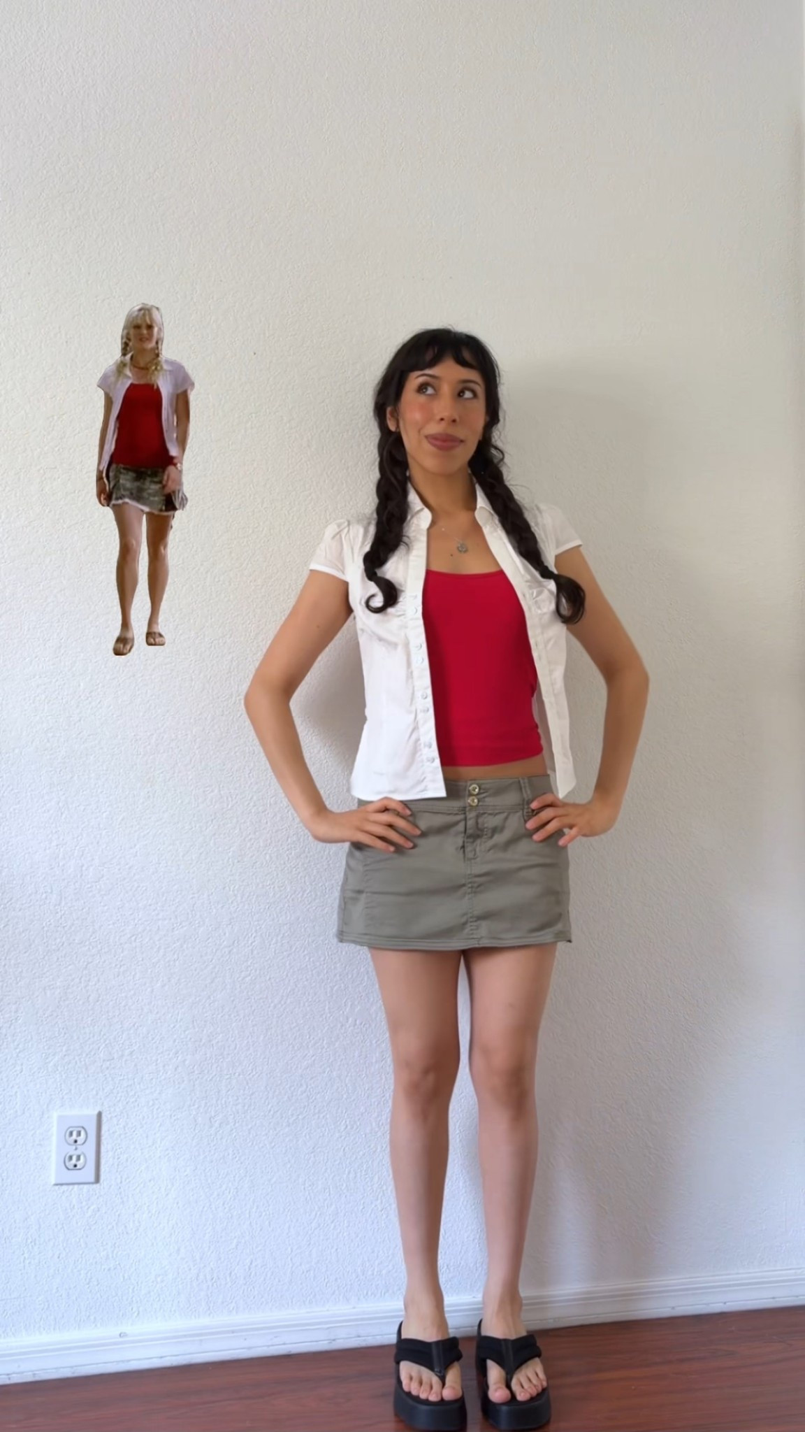 Rikki h2o looks: skirt is thrifted, button down also in my showcase 