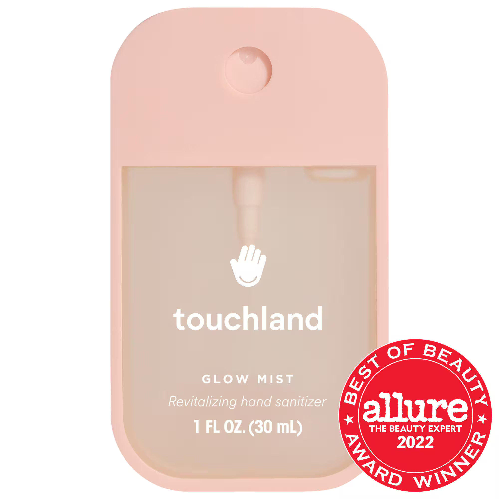 Touchland Glow Mist Rejuvenating Hand Sanitizer Rosewater 1 oz/ 30 mL | Sephora (US)