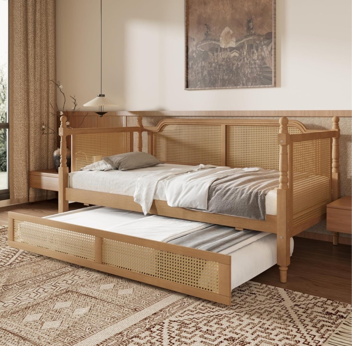 Bed + Bath Co. Collection 💤🛁🌙🫧

Warm walnut wood, woven rattan, and timeless details designed to create a home that feels inviting, restful, and beautifully lived in.

Bed. Daybed. Rattan bed. Daybed with trundle. Bedroom decor. Guest room decor. Bedroom furniture. Rattan furniture. Bed frame. Guest bedroom ideas. Cozy home. Neutral home decor. Home decor. Bedroom inspiration. Cottage bedroom. Traditional home decor. Vintage style.

Shop the collection.

#LTKHome #LTKKids #LTKU