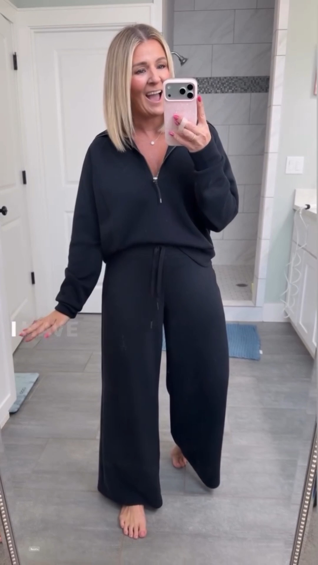 Nothing really compares to the @Spanx AirEssentials fabric. Yes, there are look for less options out there but quality, comfort and style of this is top notch! 

Medium top - just ordered a new color in a small top
Medium petite pants

#LTKootd #LTKOver40 #LTKPetite