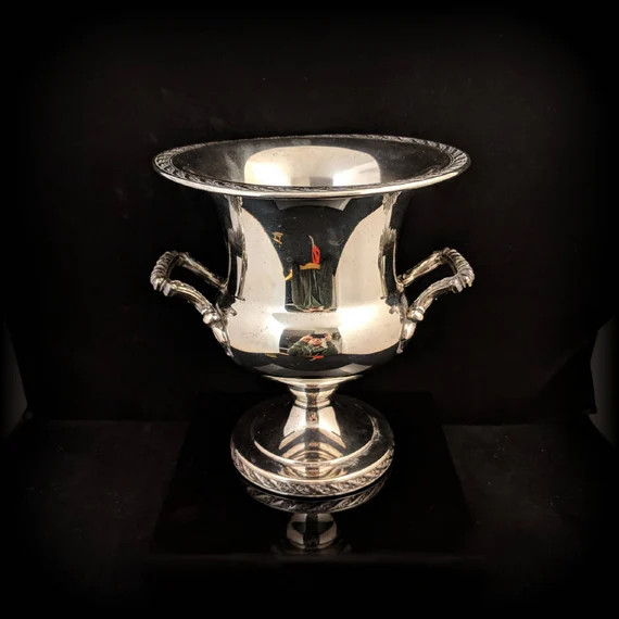 Vintage Silver Champagne Bucket Antique Silver Ice Bucket Silver Plate Champagne Bucket Silverplate  | Etsy (US)