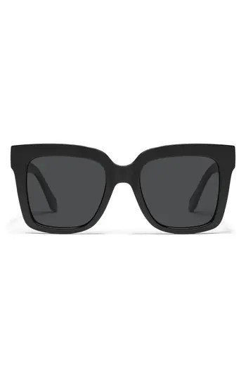 QUAY Icy 52mm Gradient Square Sunglasses in Black/Black at Nordstrom Rack | Nordstrom Rack