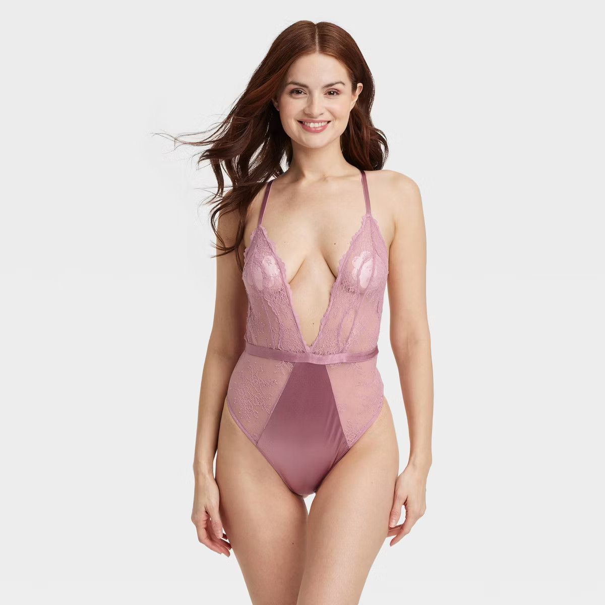 Women's Unlined Lace Lingerie Bodysuit - Auden™ | Target