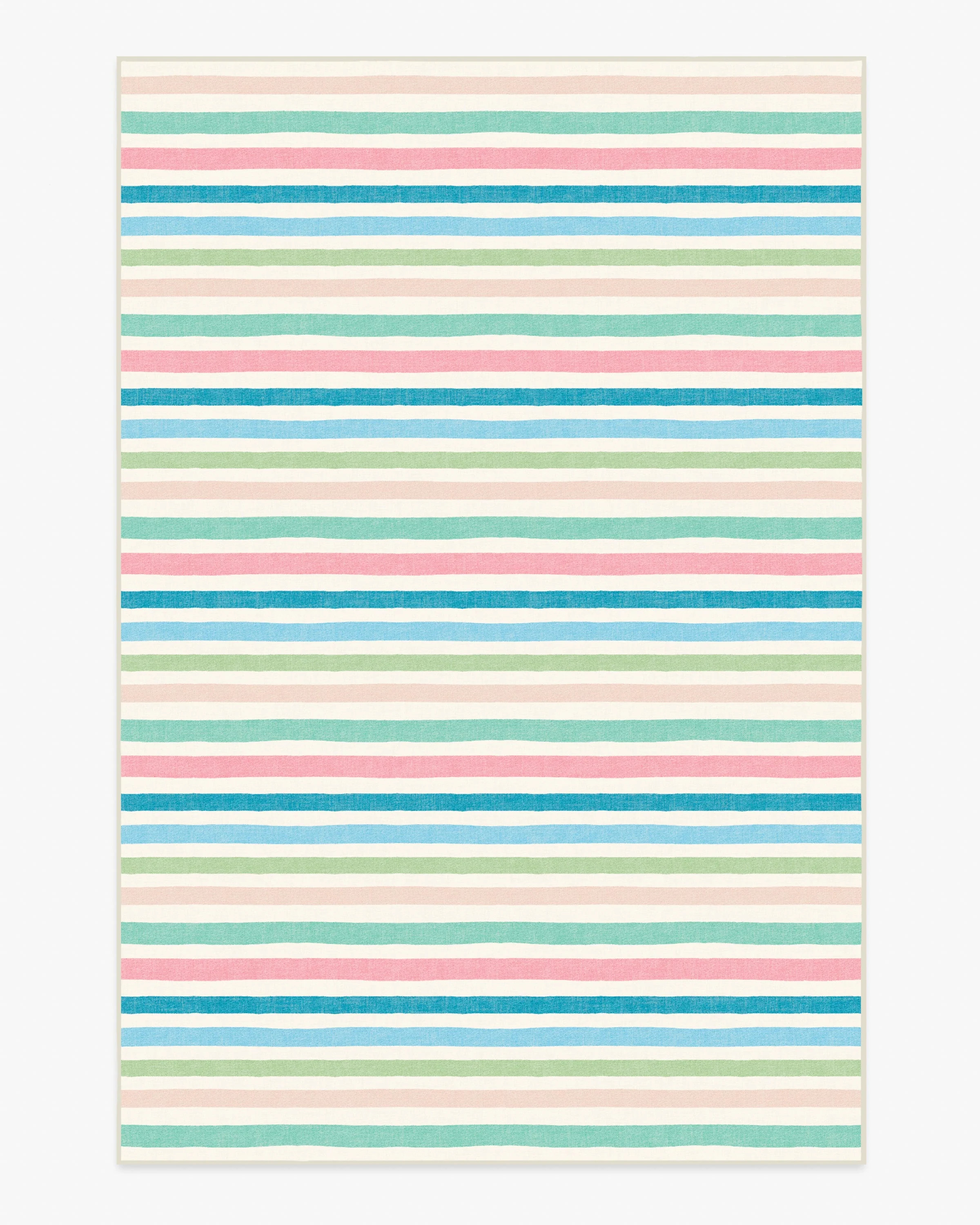 Sunbeam Stripe Multicolor Rug | Ruggable US | Ruggable