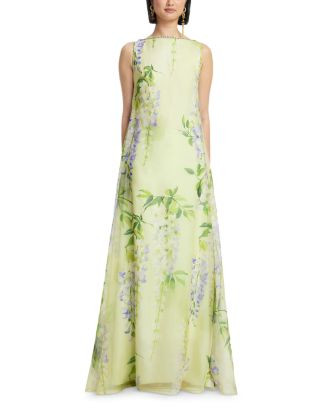 Yumei Silk Embellished Open Back Gown | Bloomingdale's (AU)