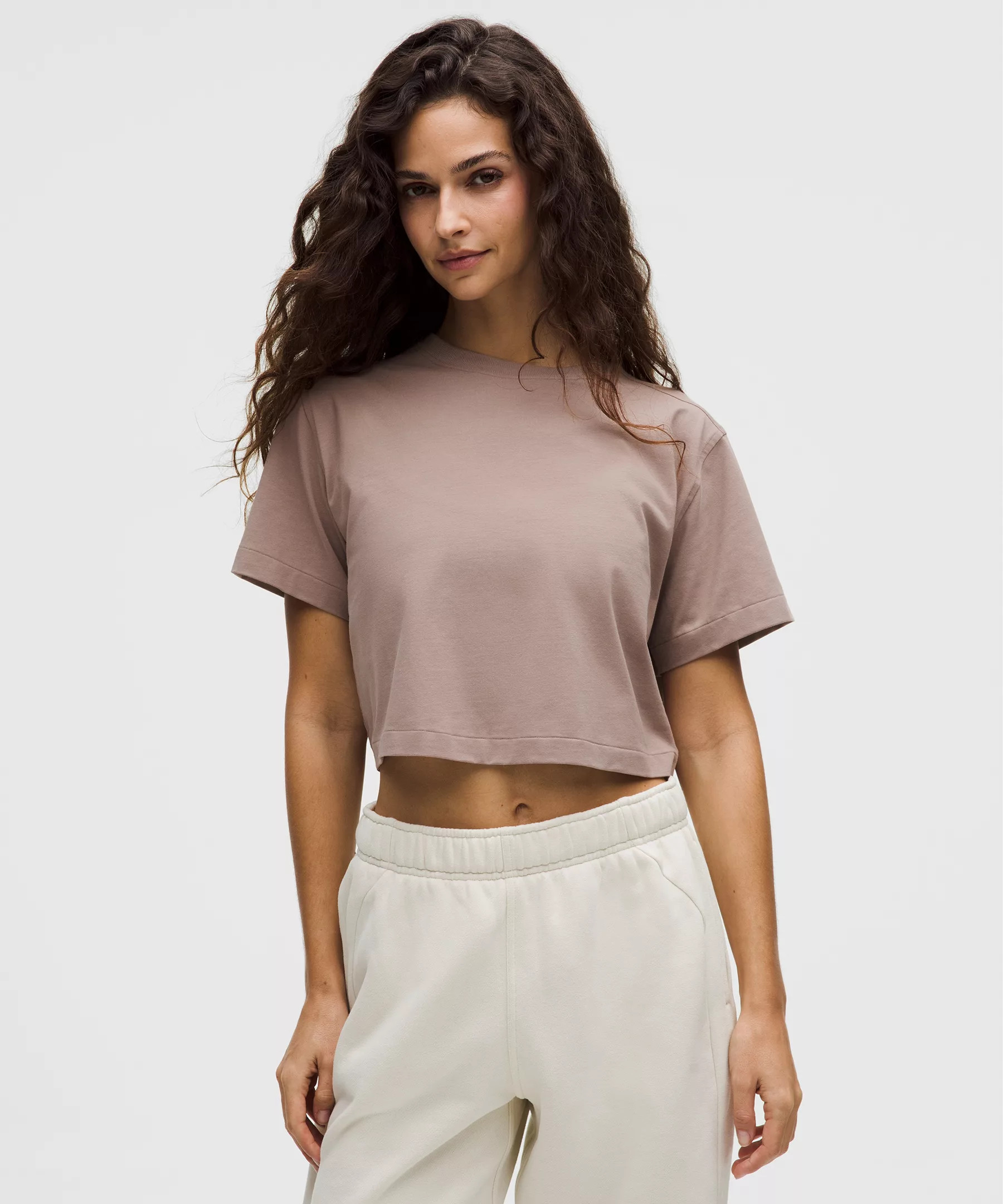 All Yours Organic Cotton Cropped T-Shirt | Lululemon (US)