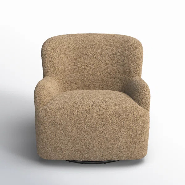 Maxton Upholstered Swivel Armchair | Wayfair North America