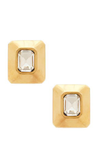 Heritage Earrings in Gold & Crystal | Revolve Clothing (Global)