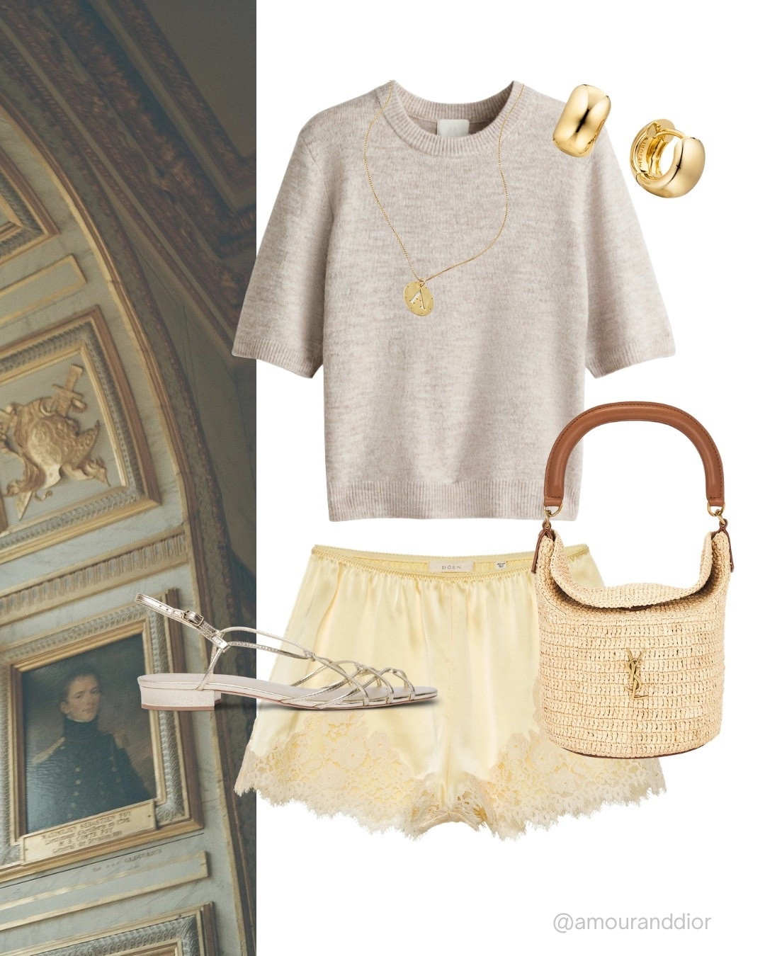 Trendy lace-trimmed silk shorts and satin shorts 🍋

#LTKootd #LTKPetite #LTKOver40