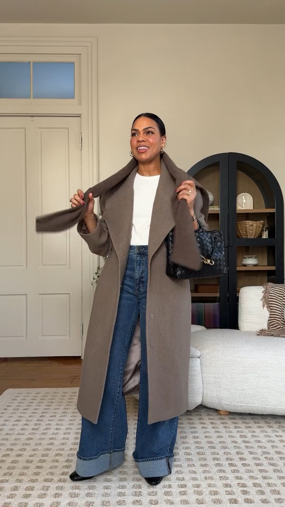 Stunning wool coat that is high quality, with all natural fibers. Fully lined I sized up! The sweater is oversized get your regular size. It is cashmere and so so so soft. 

#LTKgrwm #LTKSeasonal #LTKootd