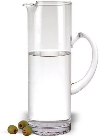 Celebrations 48 oz. 9.75" Mouth Blown Cylinder Pitcher BY Badash | Amazon (US)