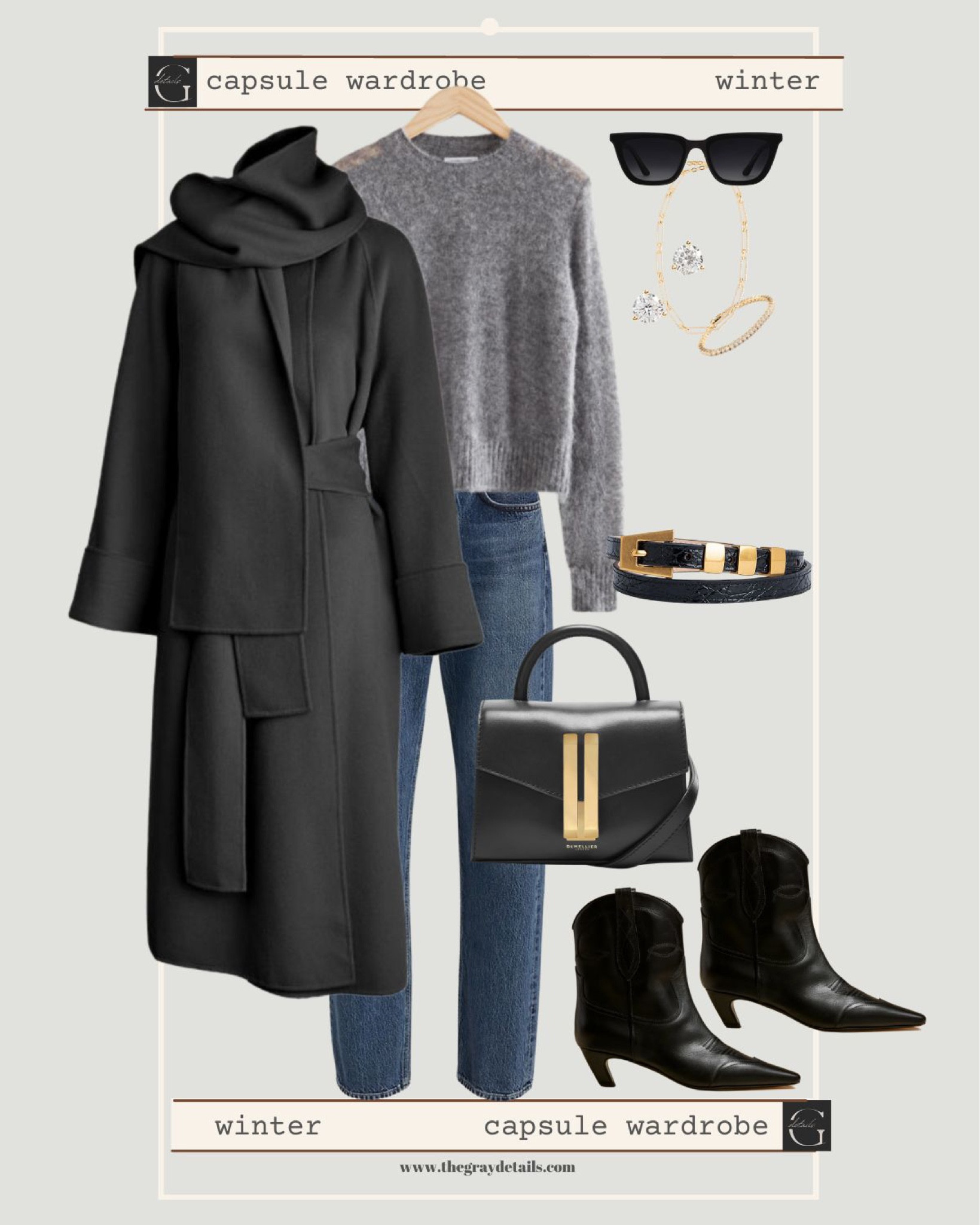 Winter outfit, scarf coat, western boots, 90s fit jean, business casual outfit 

#LTKFind #LTKstyletip #LTKworkwear