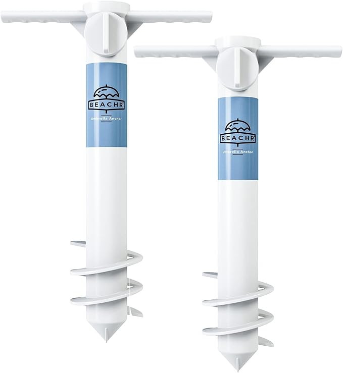 Universal Beach Umbrella Anchor, White, 10 in | Amazon (US)