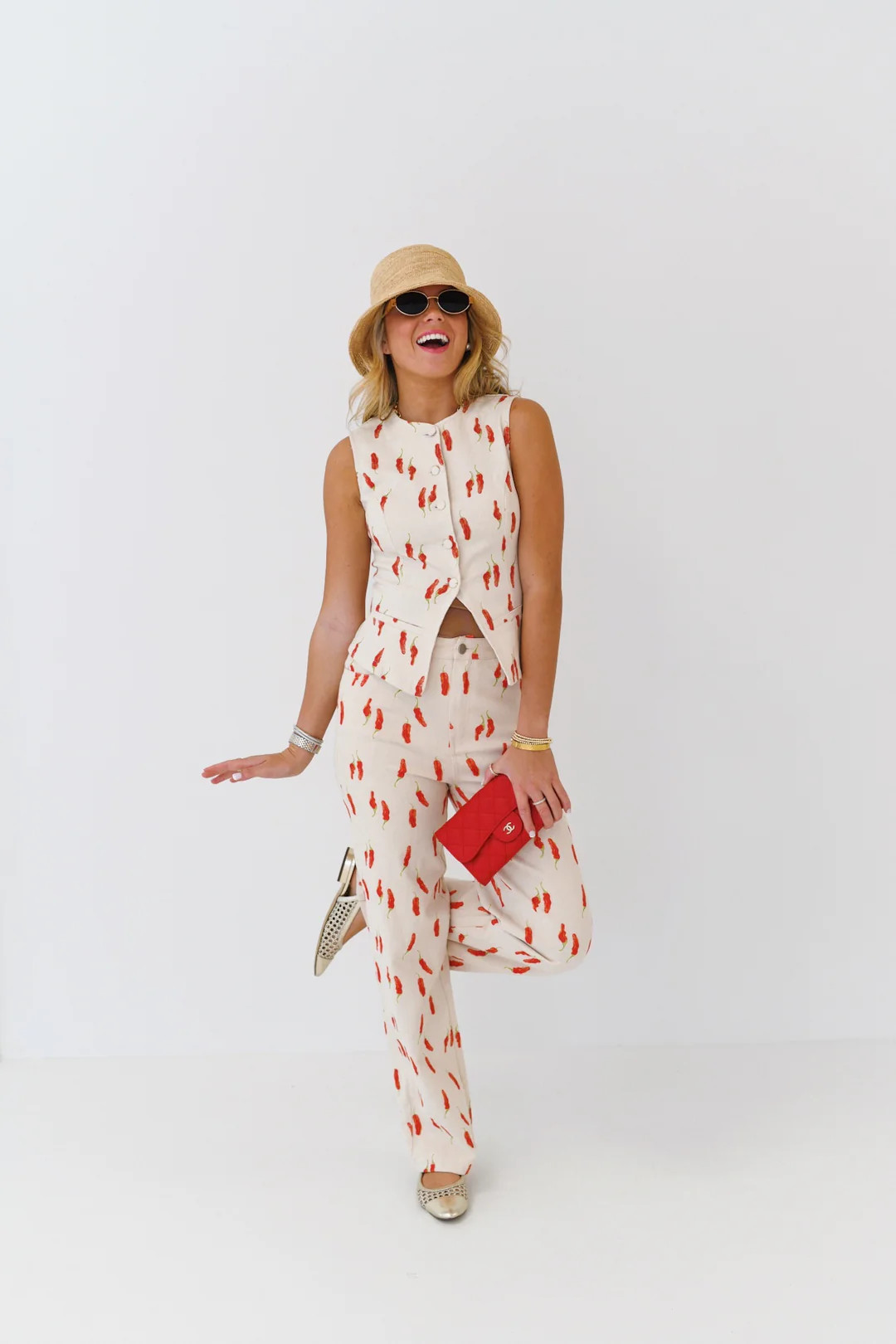 Briana Pepper Denim Pants - Ecru | Fancyd Boutiqe