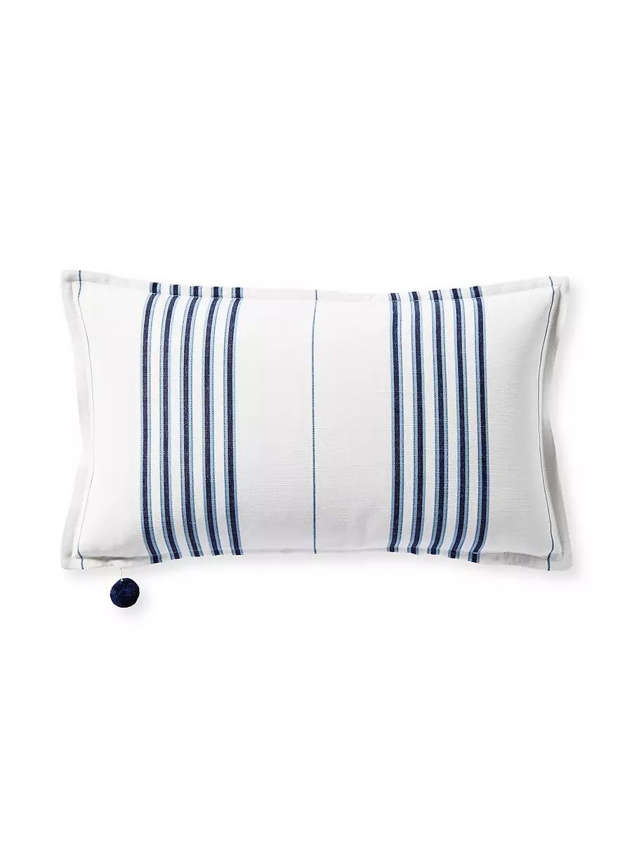 Perennials Lake Stripe Pillow Cover | Serena and Lily