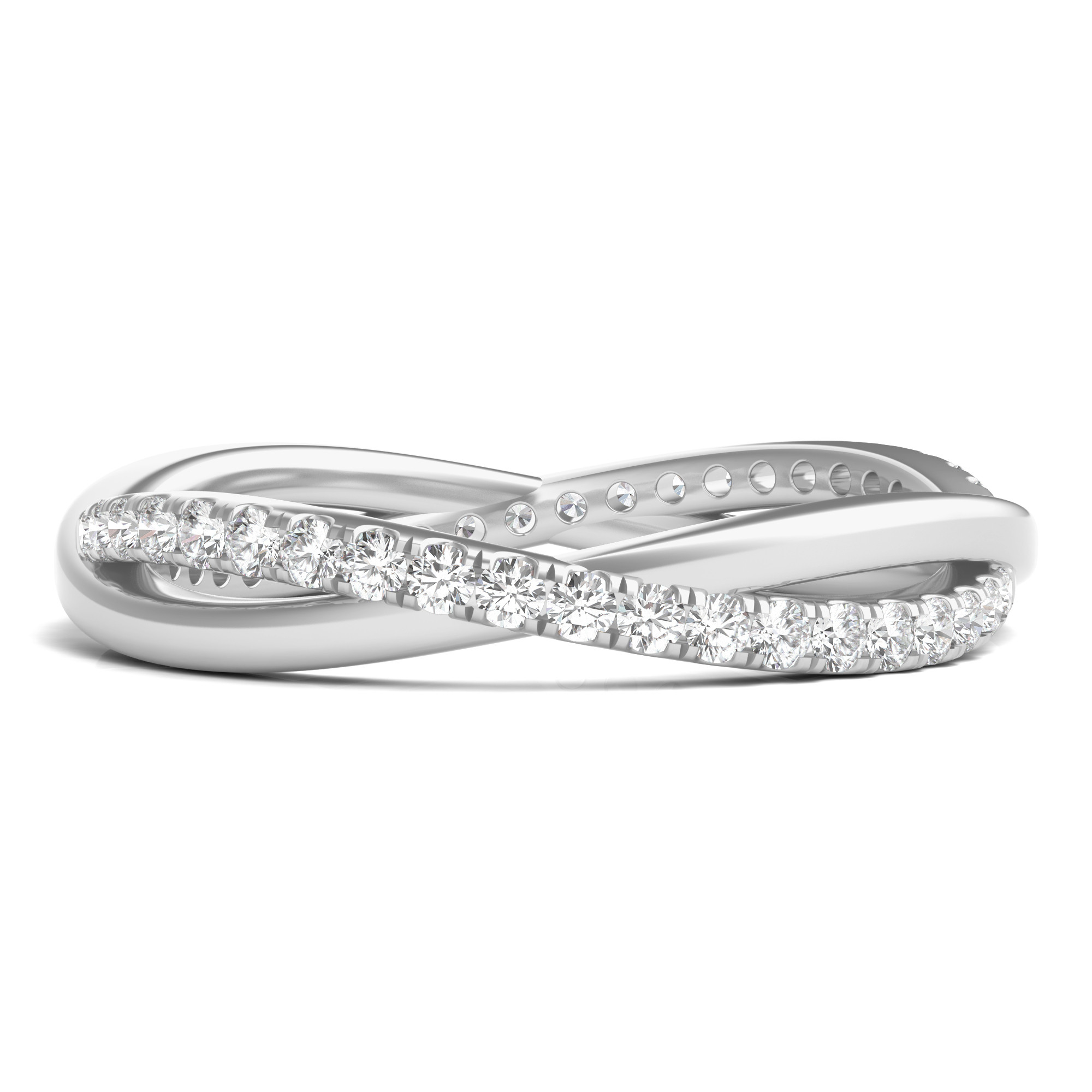Lab Grown Diamond Infinity Twist True Eternity Band (1/3 ct. tw.) | Helzberg Diamonds