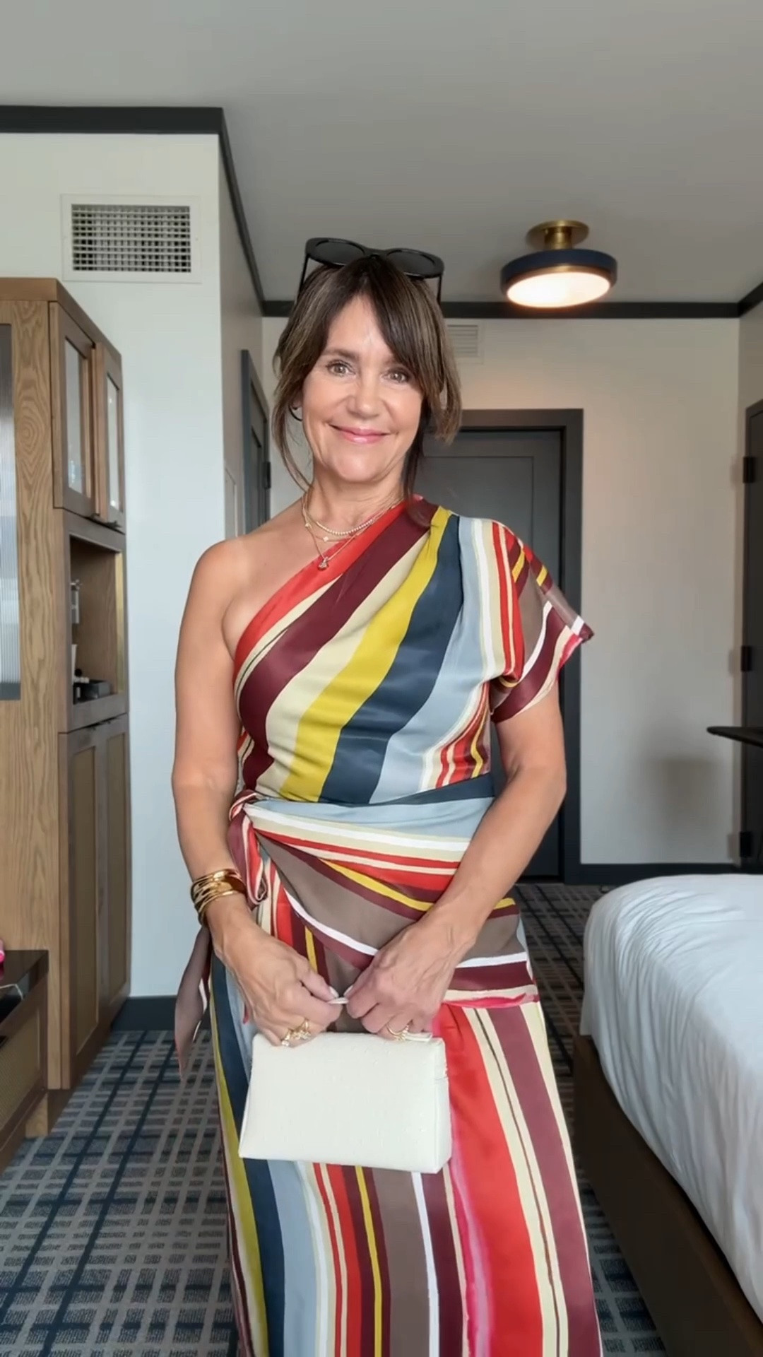 I am in LOVE with this dress! The colors, the fit, the drape, the scarf detail … this is a good one!! Fit runs true to size. ✨
@Anthropologie #anthropartner

#LTKCon #LTKgrwm #LTKootd