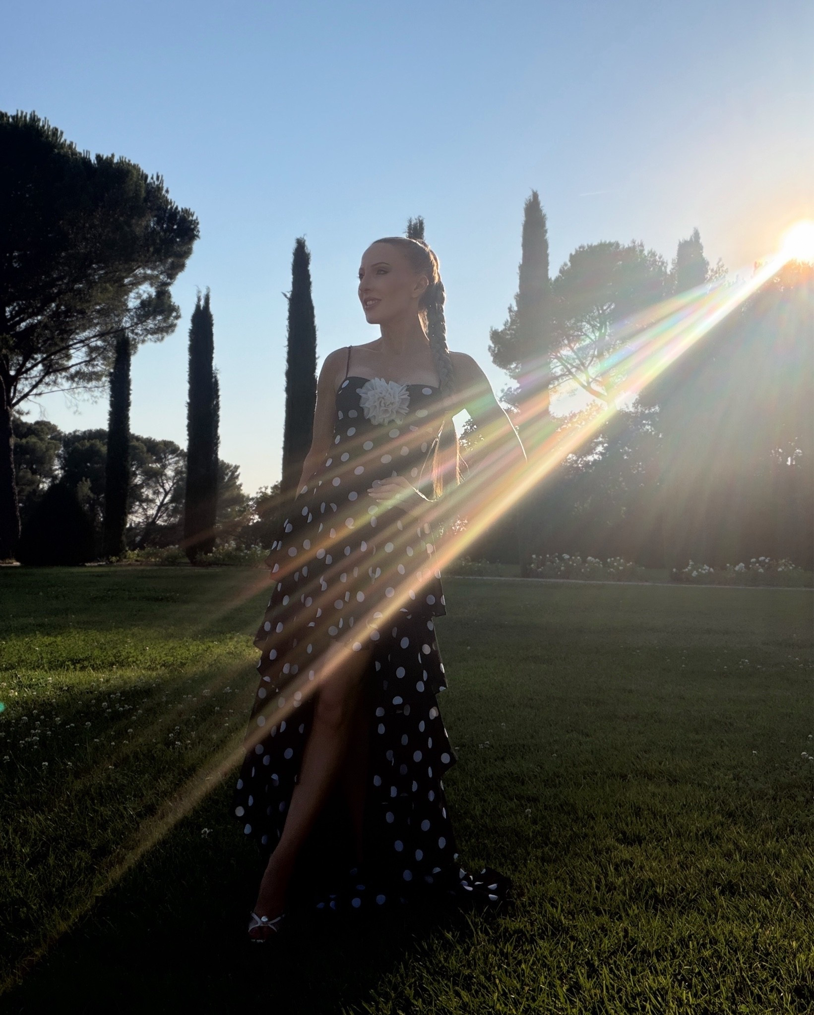#gifted @Revolve - When the light hits right and the dress is everything! Black and white polka dot maxi dress on repeat as I love the way it feels on and moves. Princess vibes!

#LTKootd #LTKTravel #LTKSeasonal