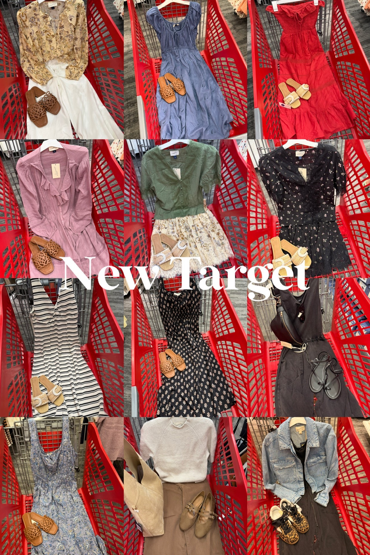 New Target outfits! Elevated summer dresses, skirts, tops and the best new jumpsuit that you can wear into fall, comes in three colors. #targetstyle #targetfashion