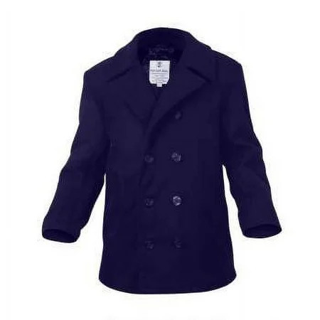 Rothco US Navy Type Pea Coat Navy Blue M | Walmart (US)