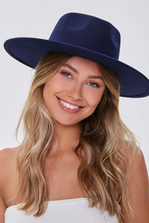 Brushed Velvet-Trim Fedora | Forever 21 (US)