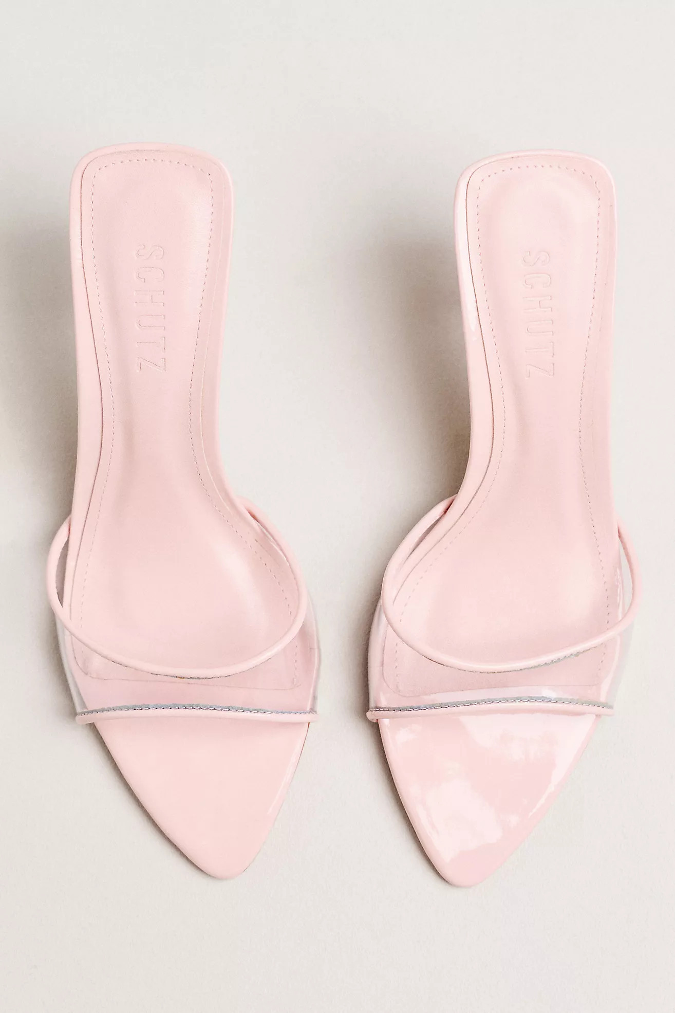 Schutz Elodie Vinyl Mule Heels | Anthropologie (US)