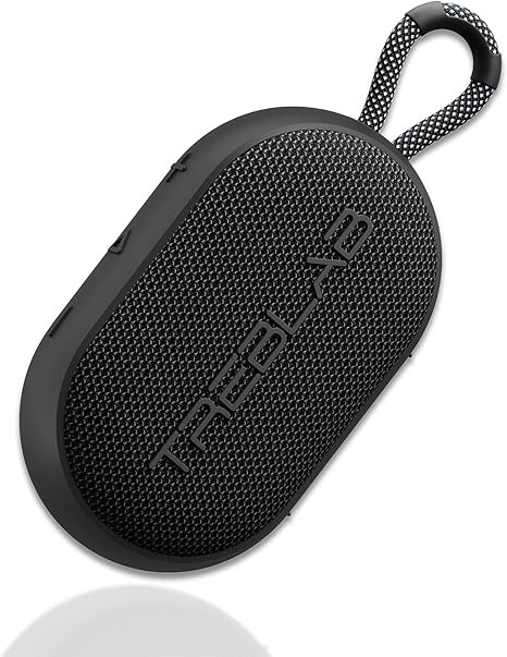 TREBLAB HD-Go - Ultra Portable Hand Held Speaker with Clip, 7W Power with Bass, 16H Playtime, IPX... | Amazon (US)