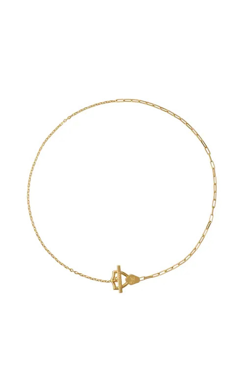 burberry Shield Necklace in Gold at Nordstrom, Size 23 | Nordstrom
