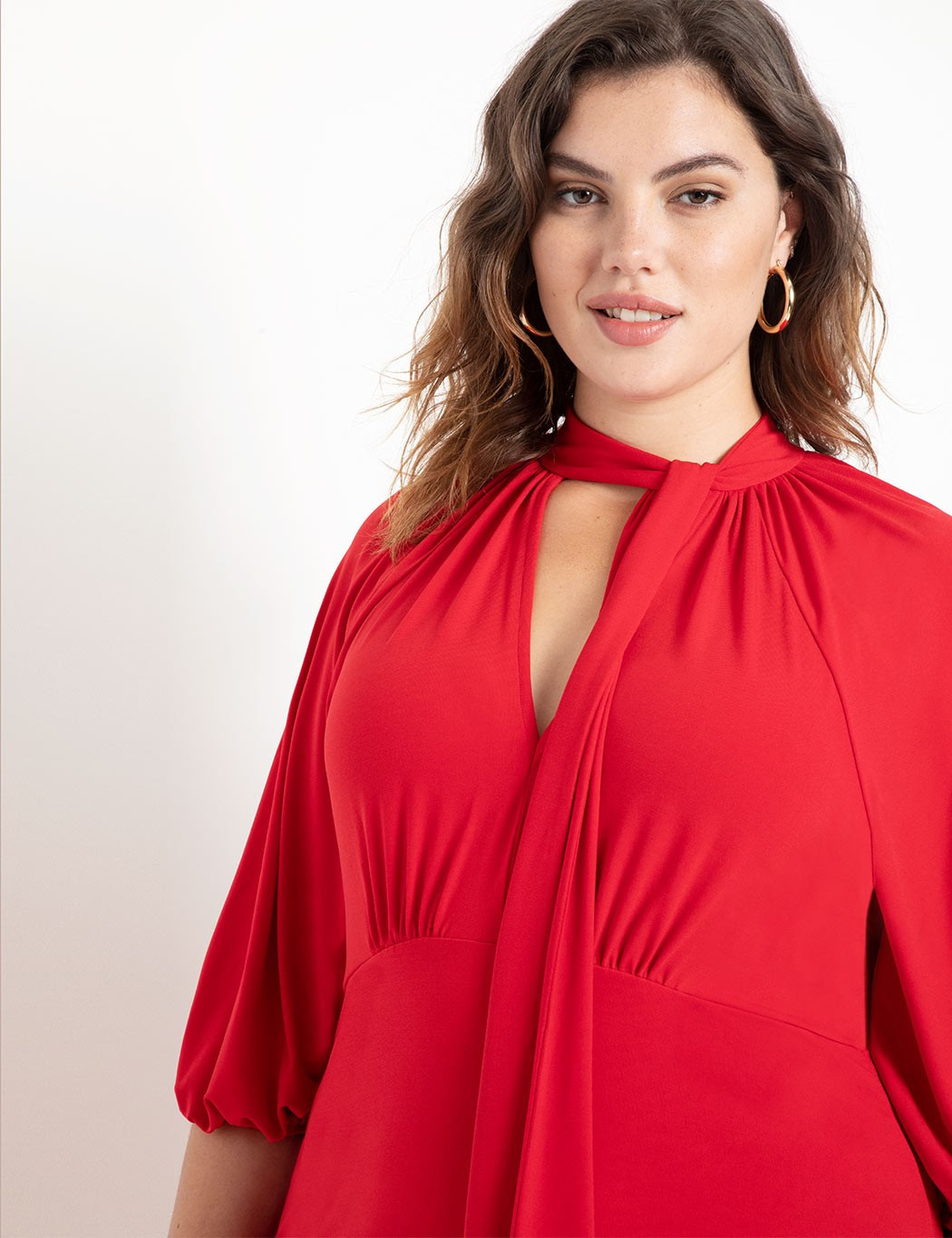 Medium Tube Hoop Earrings | Eloquii