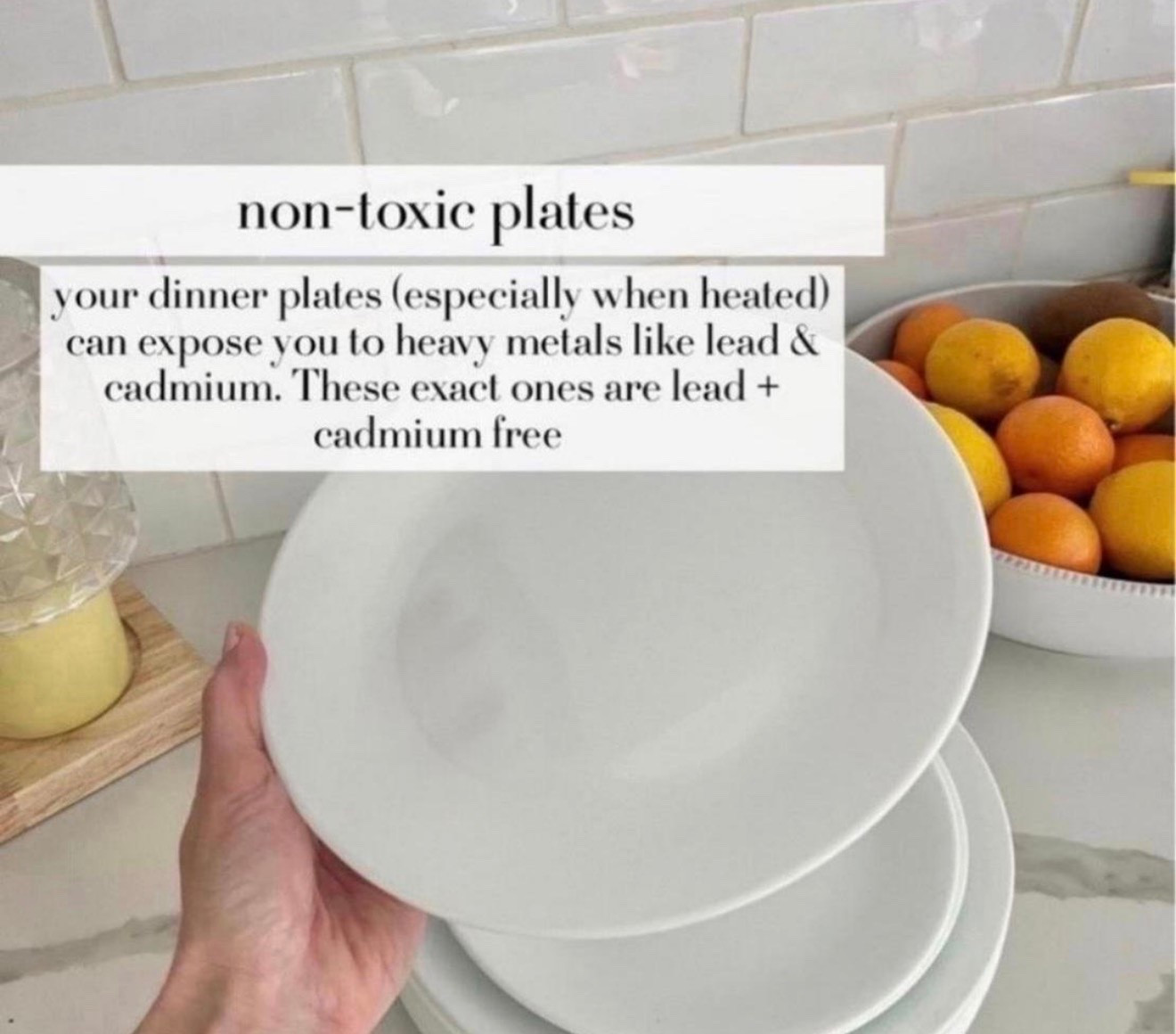 Start by swapping what you use daily! Plates are such an easy swap to make to keep your food & kitchen Lo-tox!

#LTKHome #LTKdayinmylife