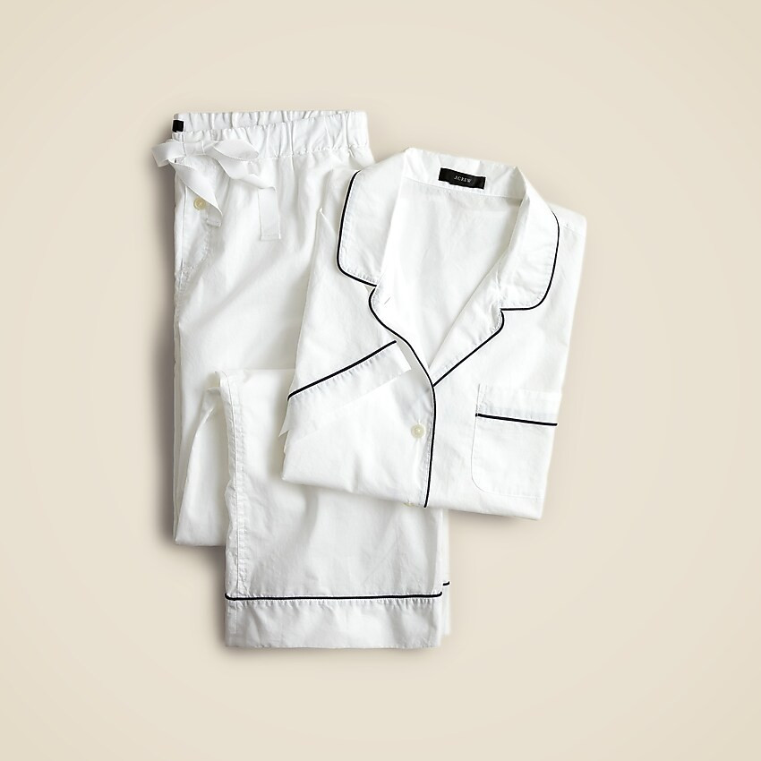 End-on-end cotton long-sleeve pajama set | J. Crew US