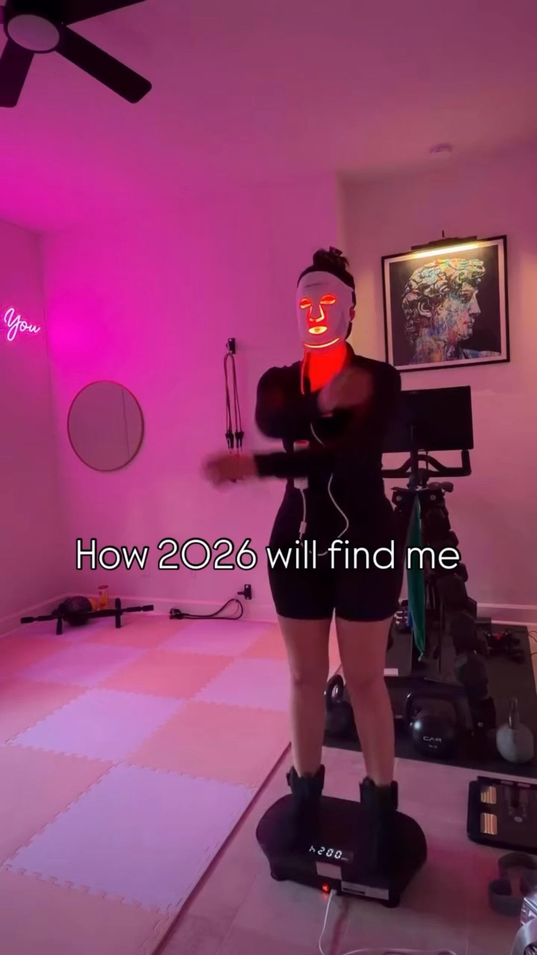 The girls who get it get it.

Fun fact, I was involved in conducting research studying the effects of using a vibrational plate on bone density in college and it actually has benefits.