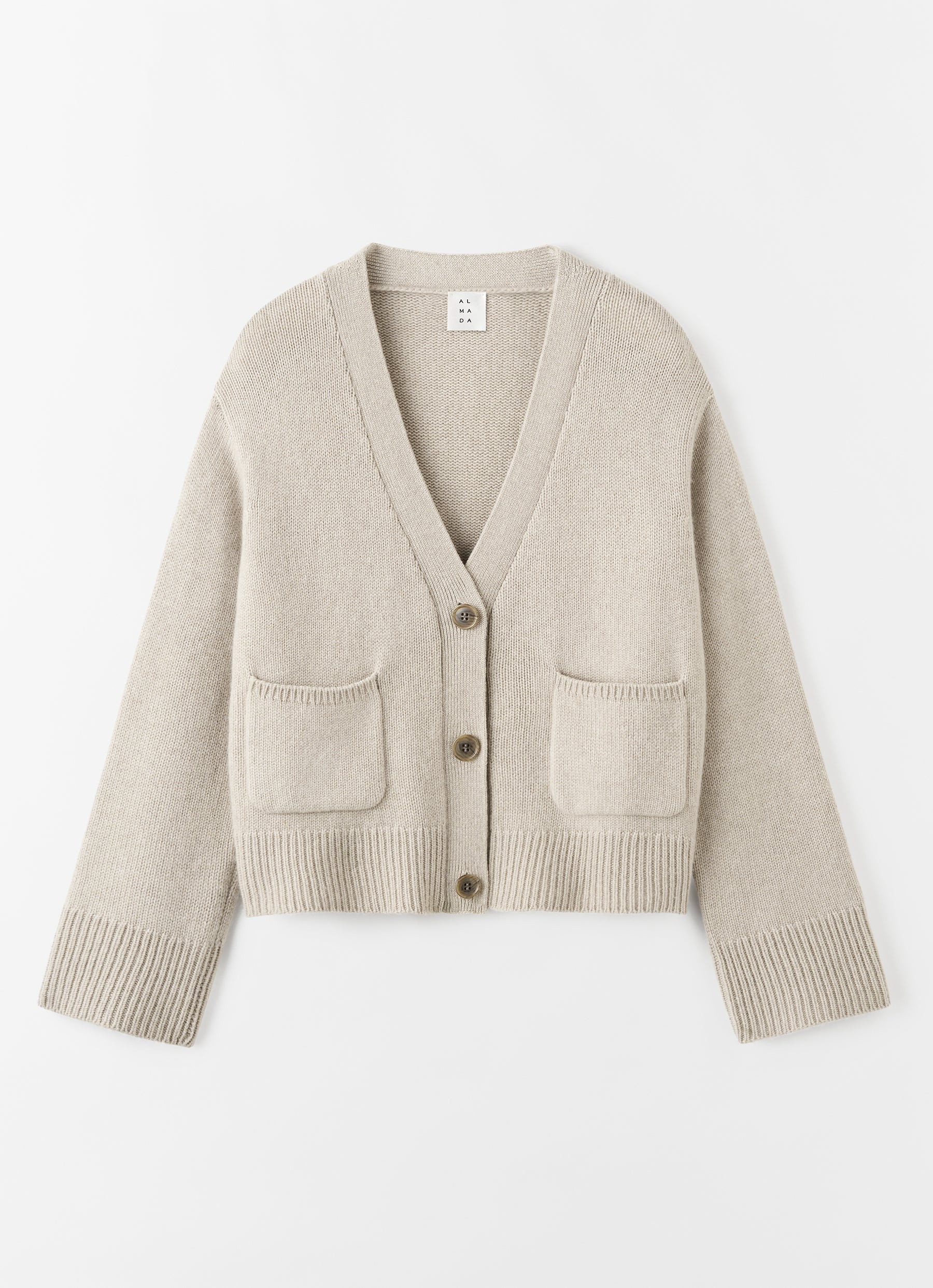 Beja Cardigan, taupe | Almada Label