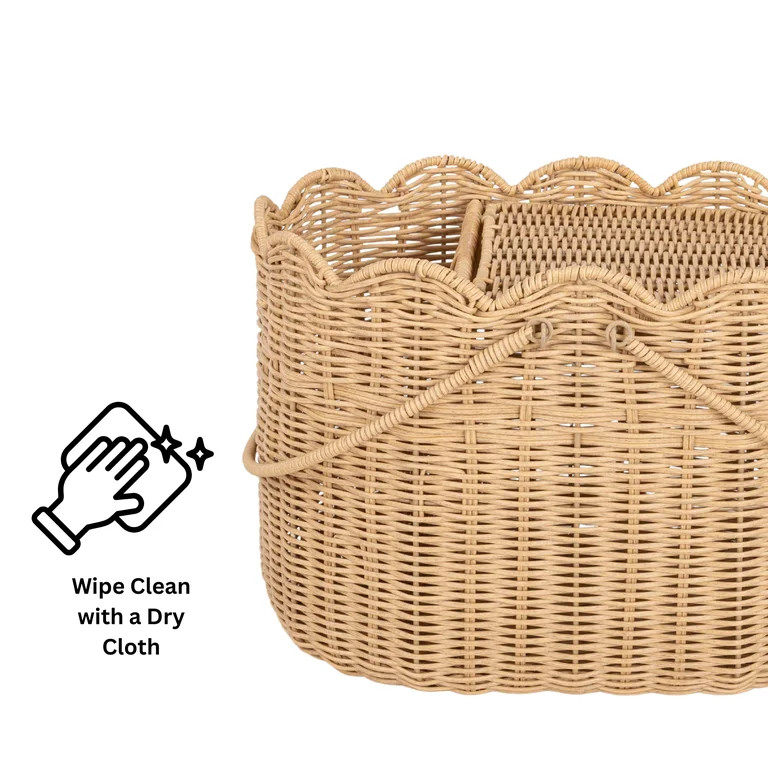 Better Homes & Gardens Rattan Picnic Basket | Walmart (US)