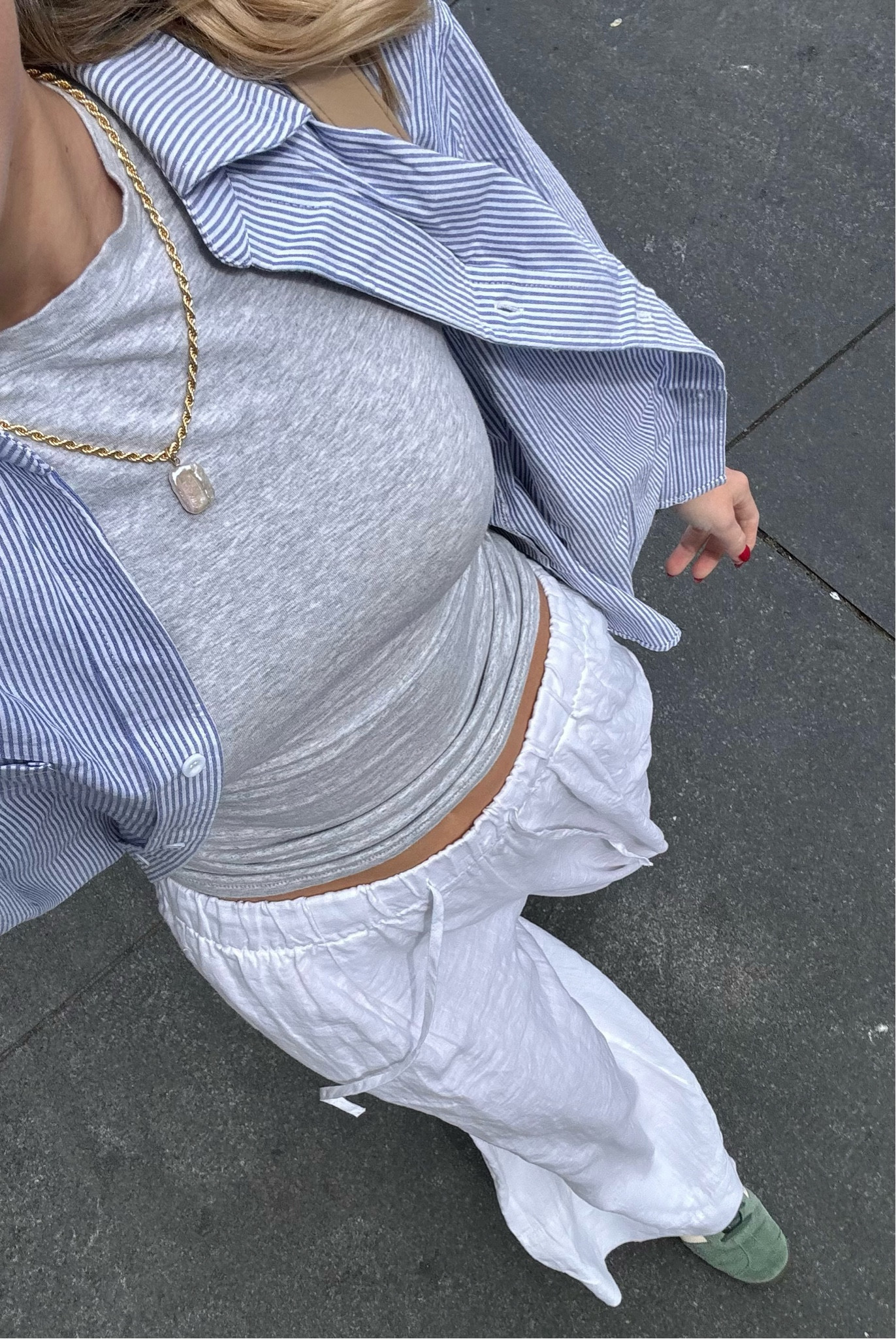 white linen pants outfit 🤍



#LTKStyleTip #LTKFindsUnder50
