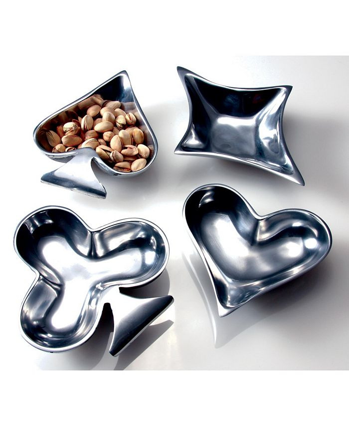 St. Croix KINDWER Playing Card Suits Aluminum Dish Set & Reviews - Serveware - Dining - Macy's | Macys (US)