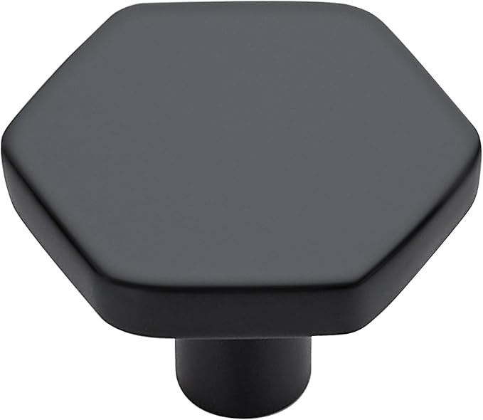 10 Pack Black Cabinet Knobs, Kitchen Cabinet Knobs Solid Cabinet Pulls for Kitchen Cabinet Drawer... | Amazon (US)