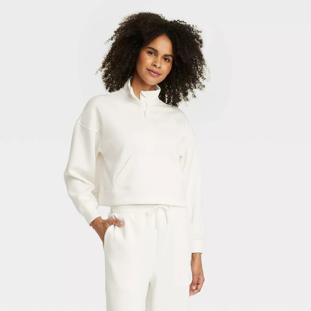 Women's Sandwash Half Zip Pullover - All in Motion™ | Target