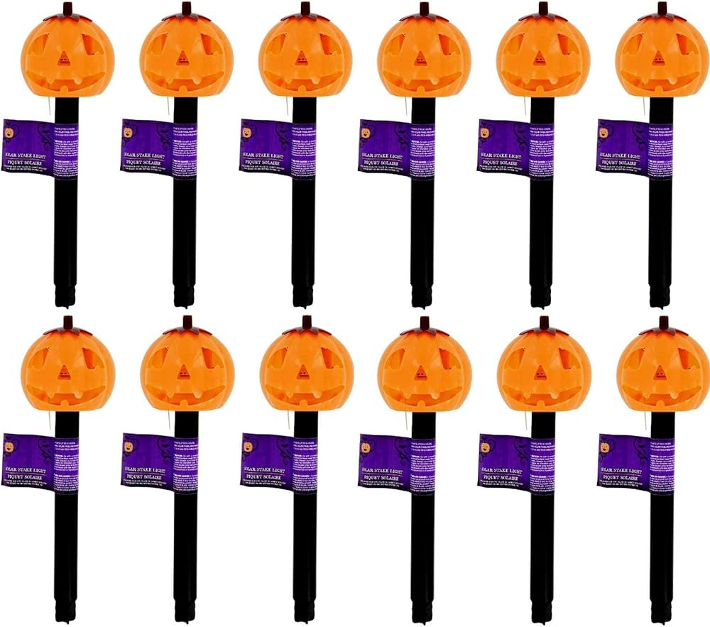 Greenbrier International Halloween Spooky Solar Lights Outdoor Waterproof Security Lights Easy In... | Amazon (US)