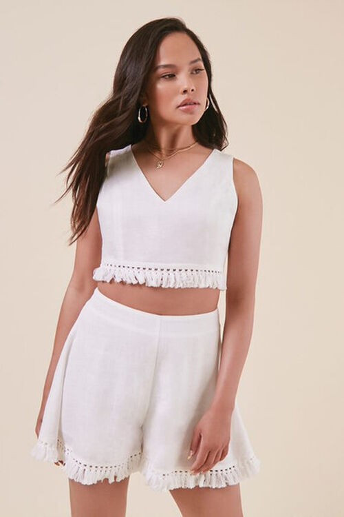 Tassel-Trim Crop Top | Forever 21 (US)