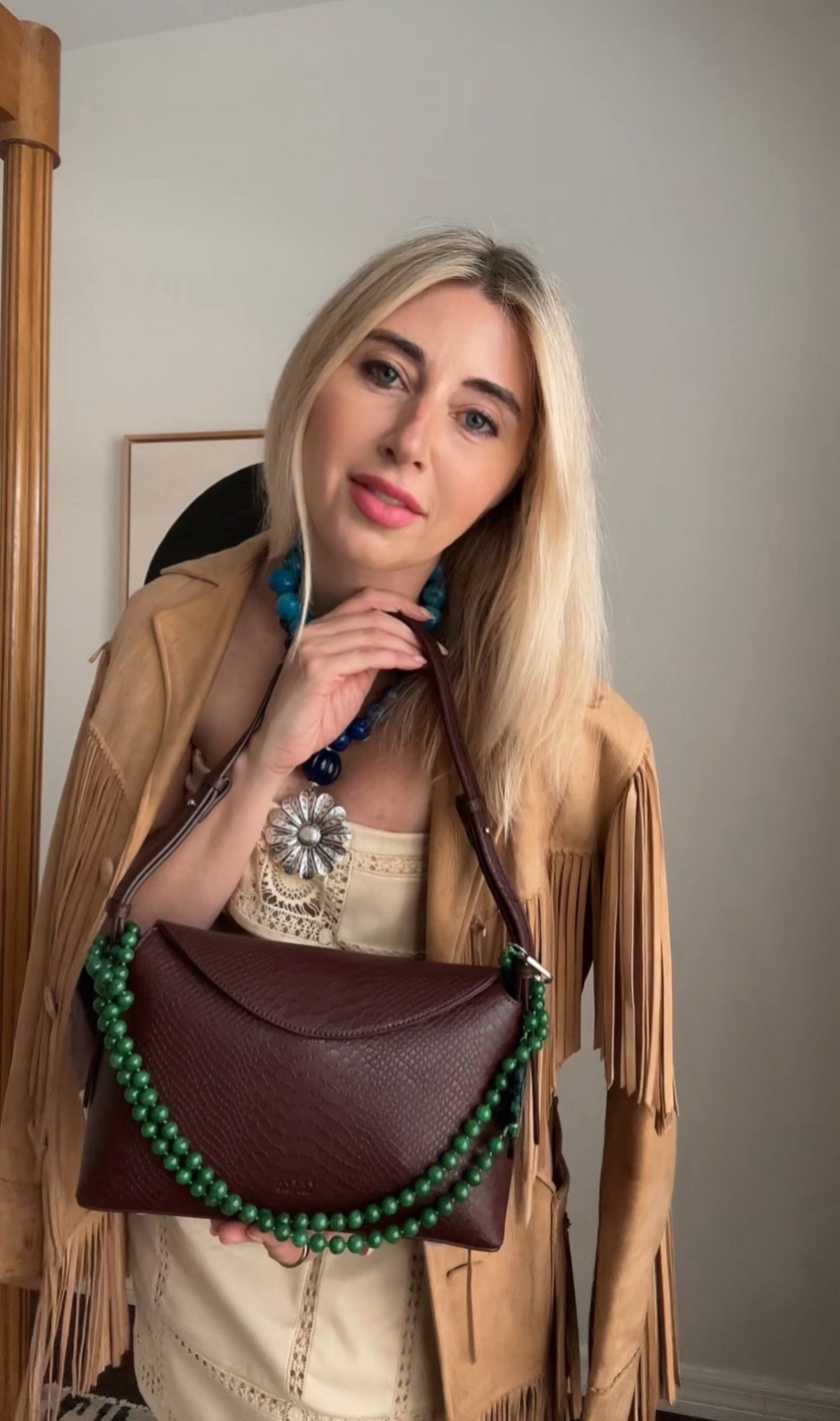 Vintage fringe suede jacket with a summer dress 

#LTKStyleTip #LTKSeasonal